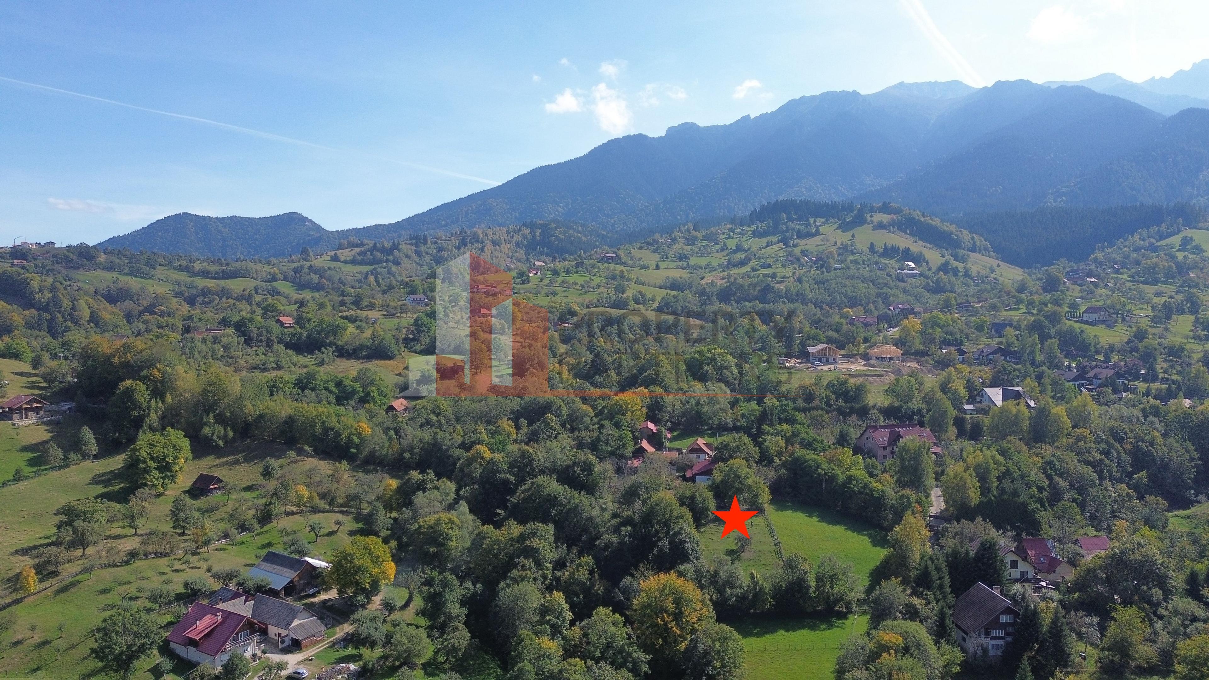 Teren intravilan 1300 mp | Vedere Piatra Craiului | Bran Poarta - 5
