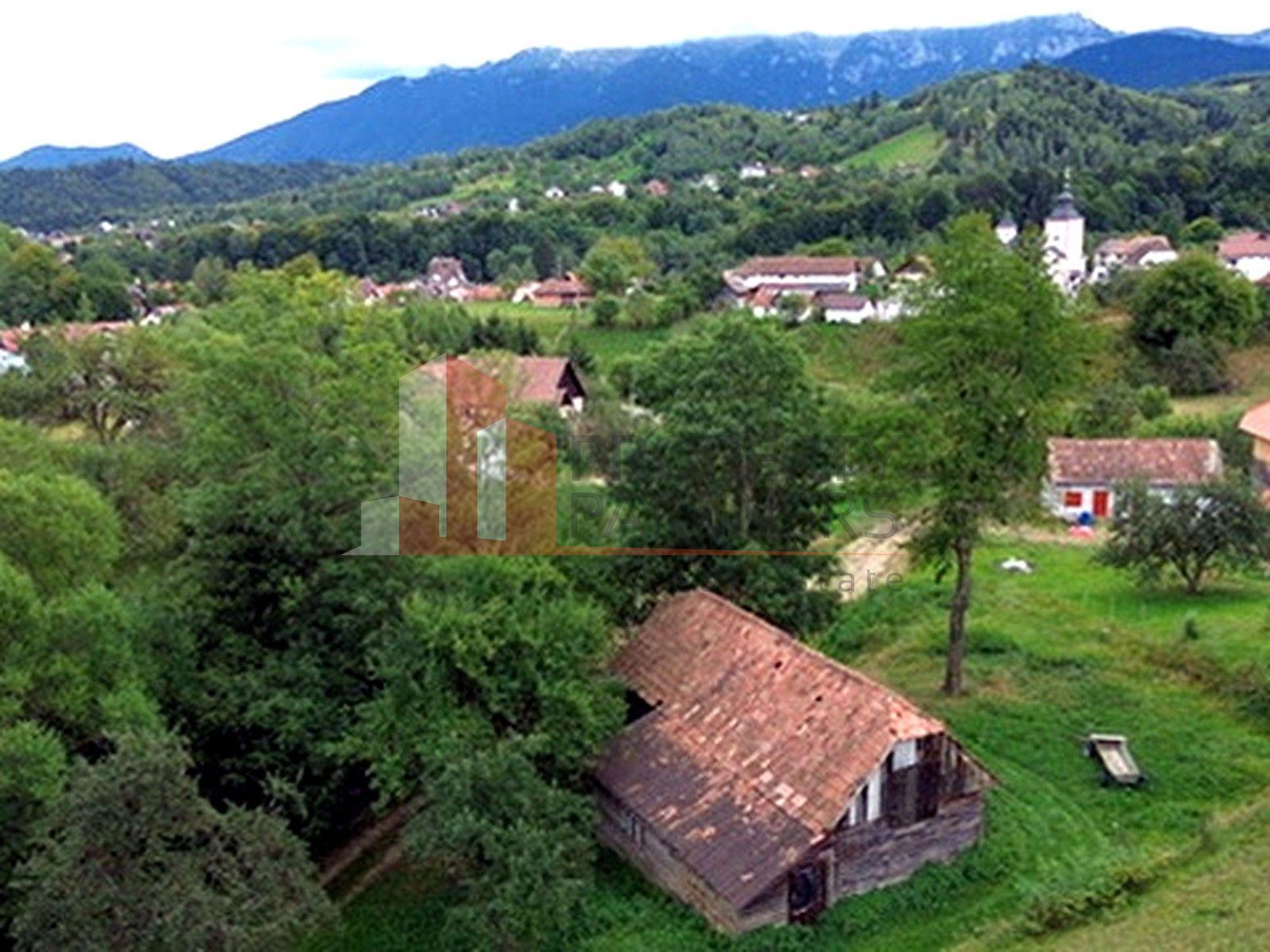 Teren de investiție în Moieciu, lângă Castelul Bran – 11.381 mp, vedere Bucegi - 1
