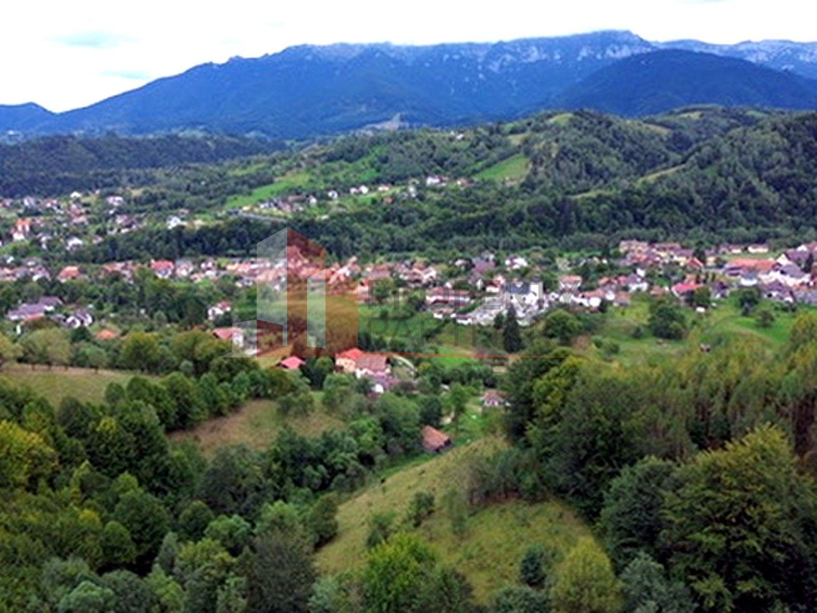 Teren de investiție în Moieciu, lângă Castelul Bran – 11.381 mp, vedere Bucegi - 11