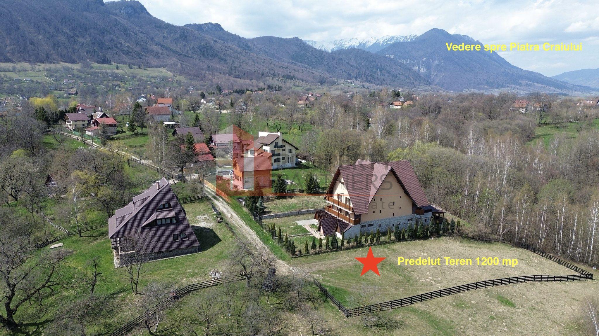 Teren Premium 1.200 mp | Bran - Predelut | Vedere spre Bucegi și Piatra Craiului - 3