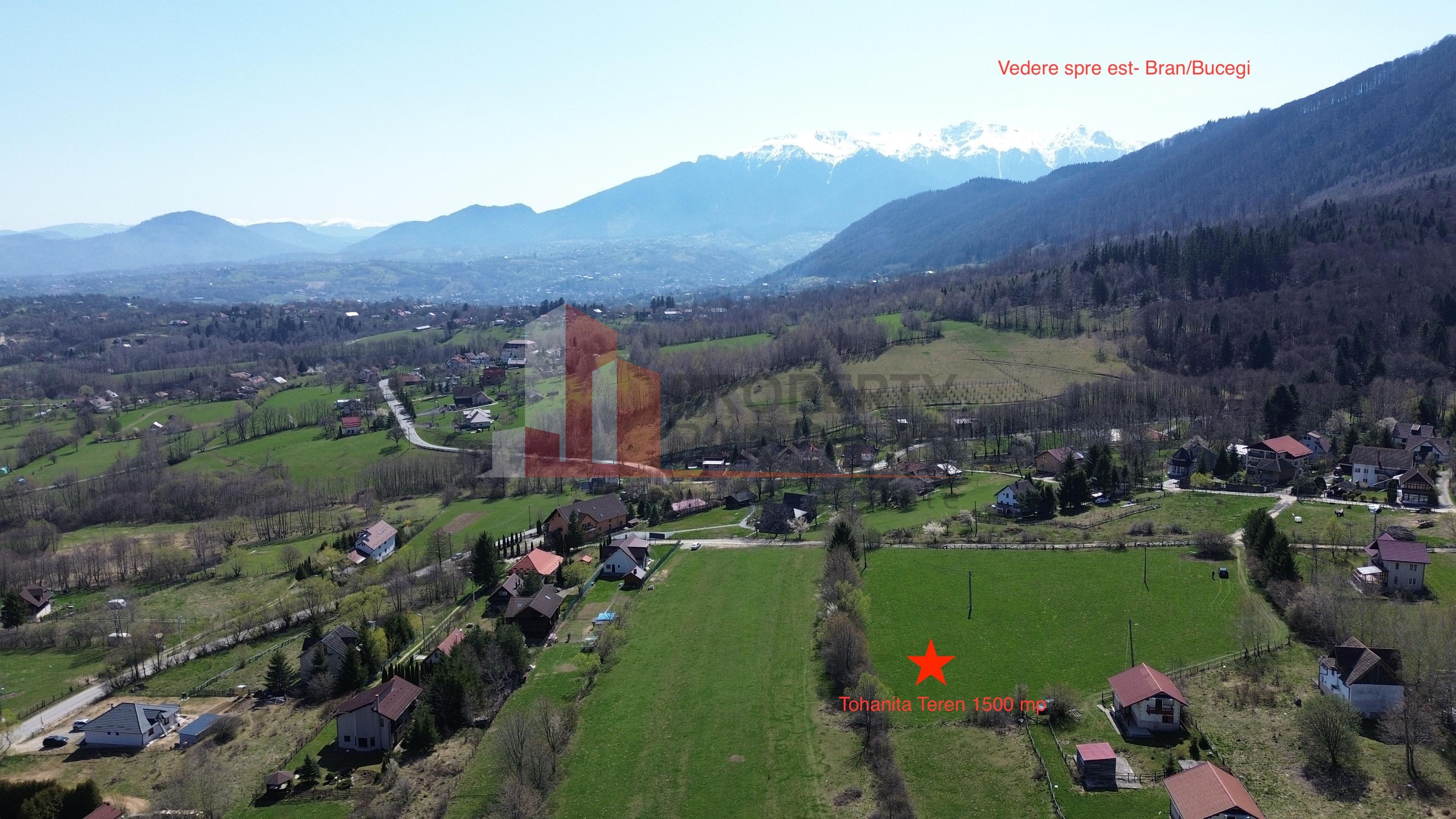 Teren Bran Tohanita | Intravilan 1.379 mp | Vedere Panoramică| - 2