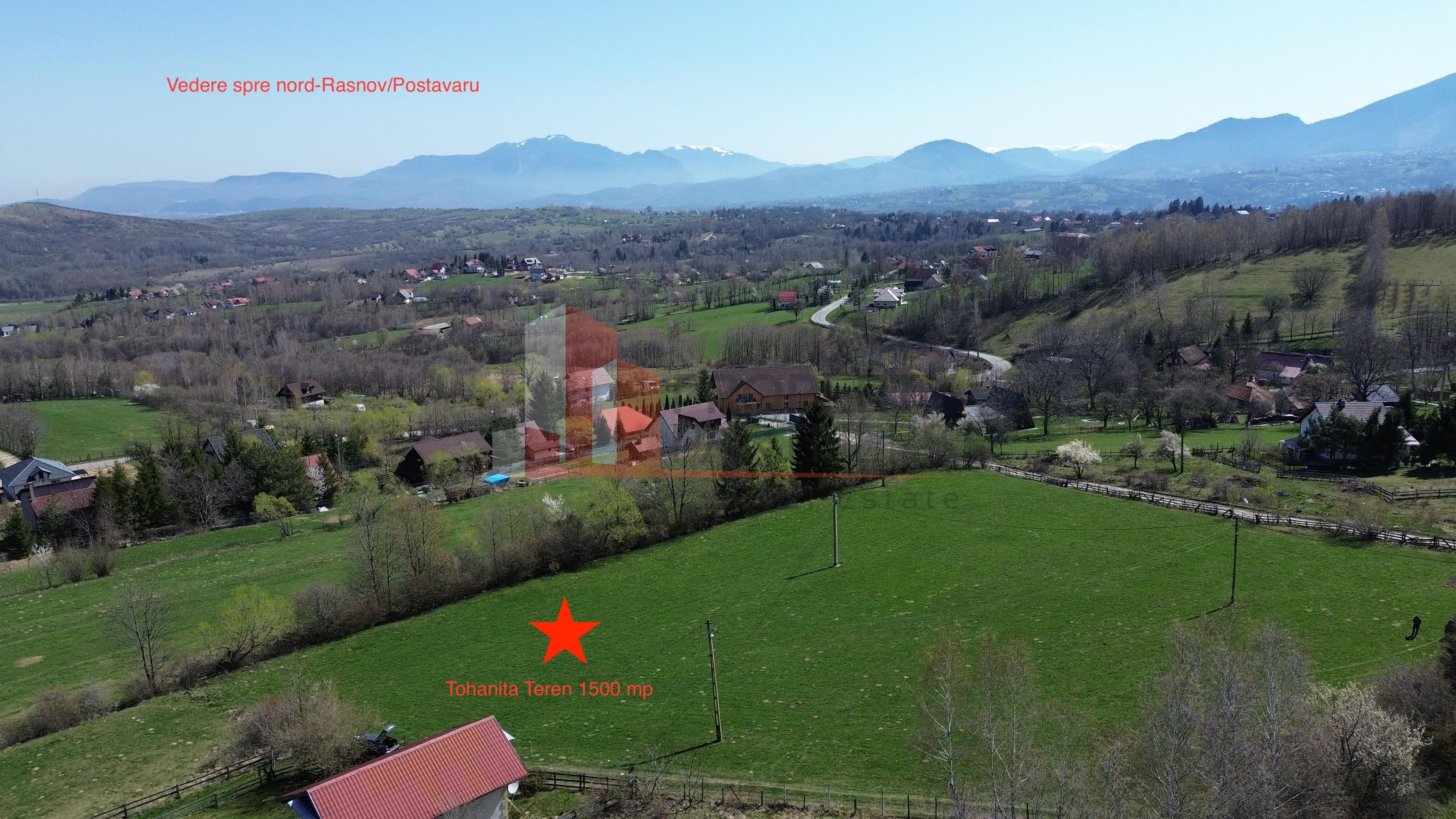 Teren Bran Tohanita | Intravilan 1.379 mp | Vedere Panoramică| - 4