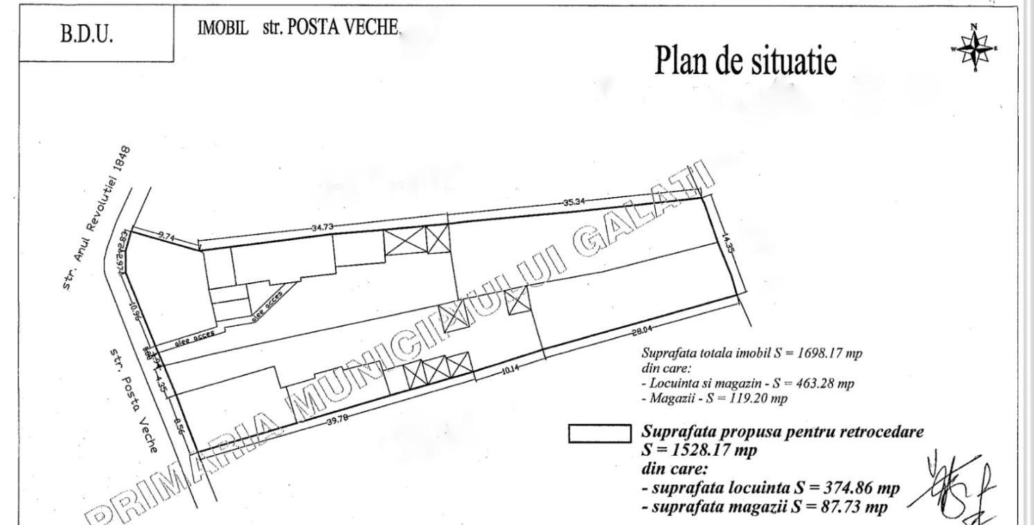 TEREN INTRAVILAN DE VANZARE – 1.528 MP – STR. POSTA VECHE – EXCLUSIVITATE - 8