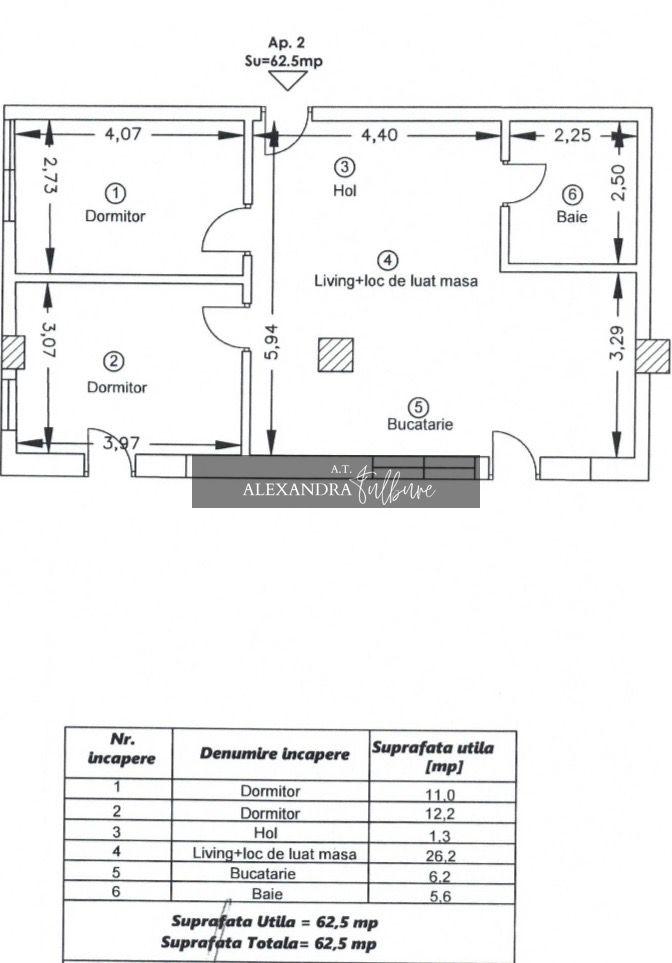 Apartament la cheie | 3 camere | parcare | C. Baciului - 14