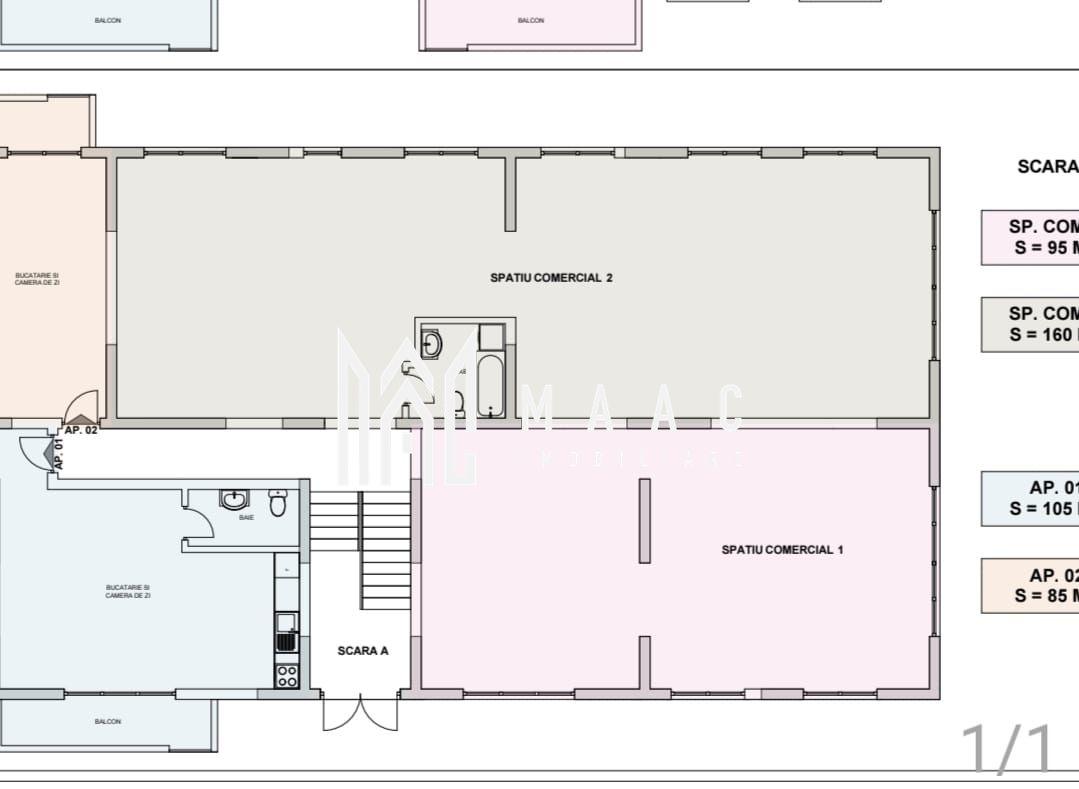 Spațiu comercial de închiriat | Șelimbăr | Credi Residence - 1