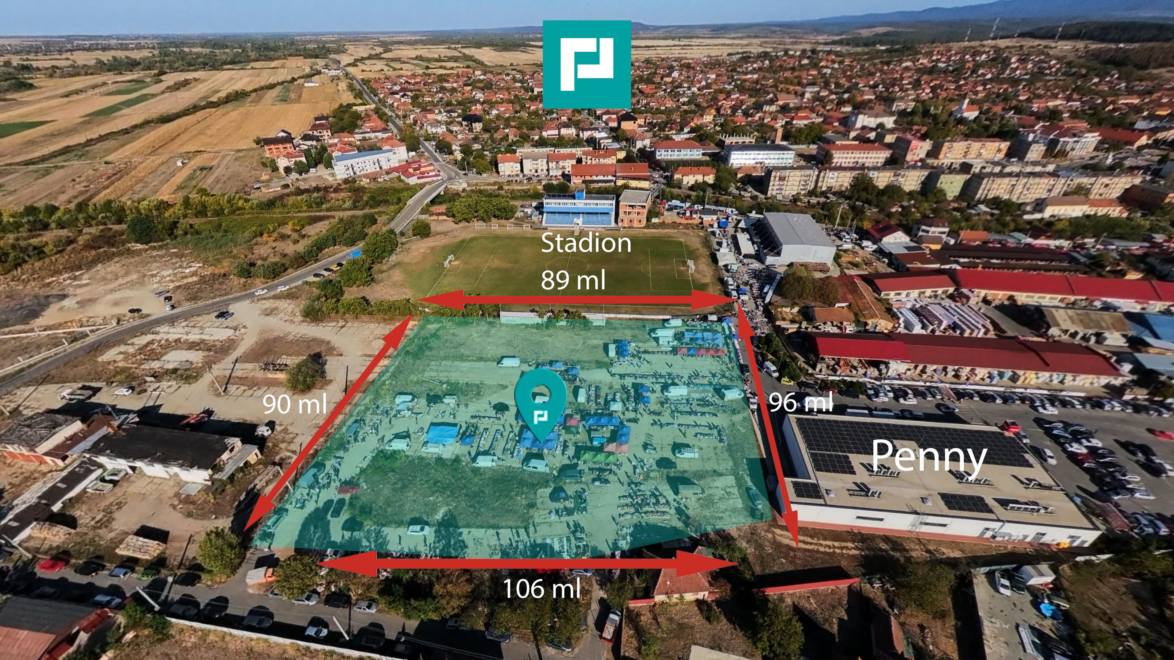 Teren intravilan de vânzare în Sebiș Arad 9.871mp - 1