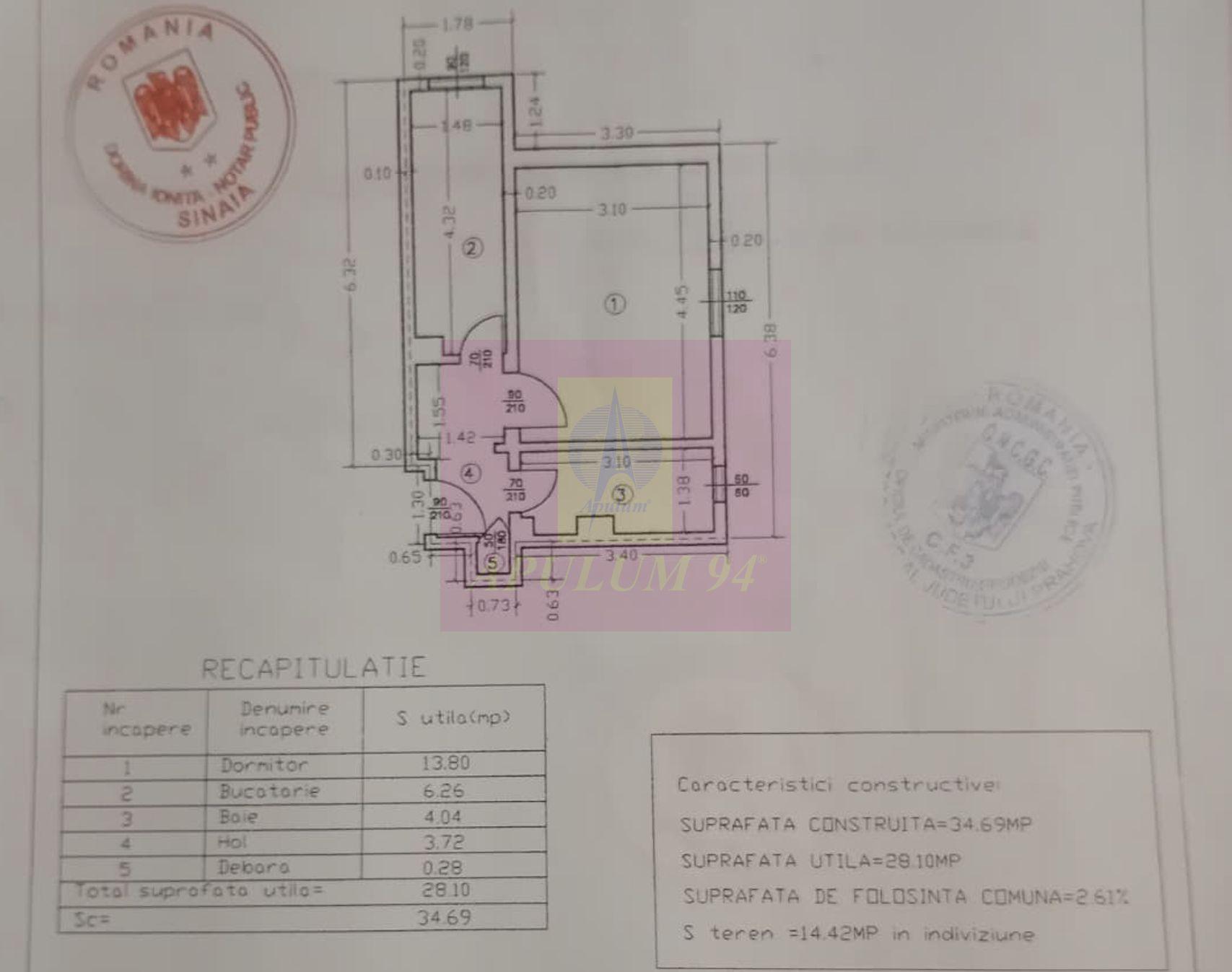 Garsoniera de vanzare in Sinaia – zona Spital - 10