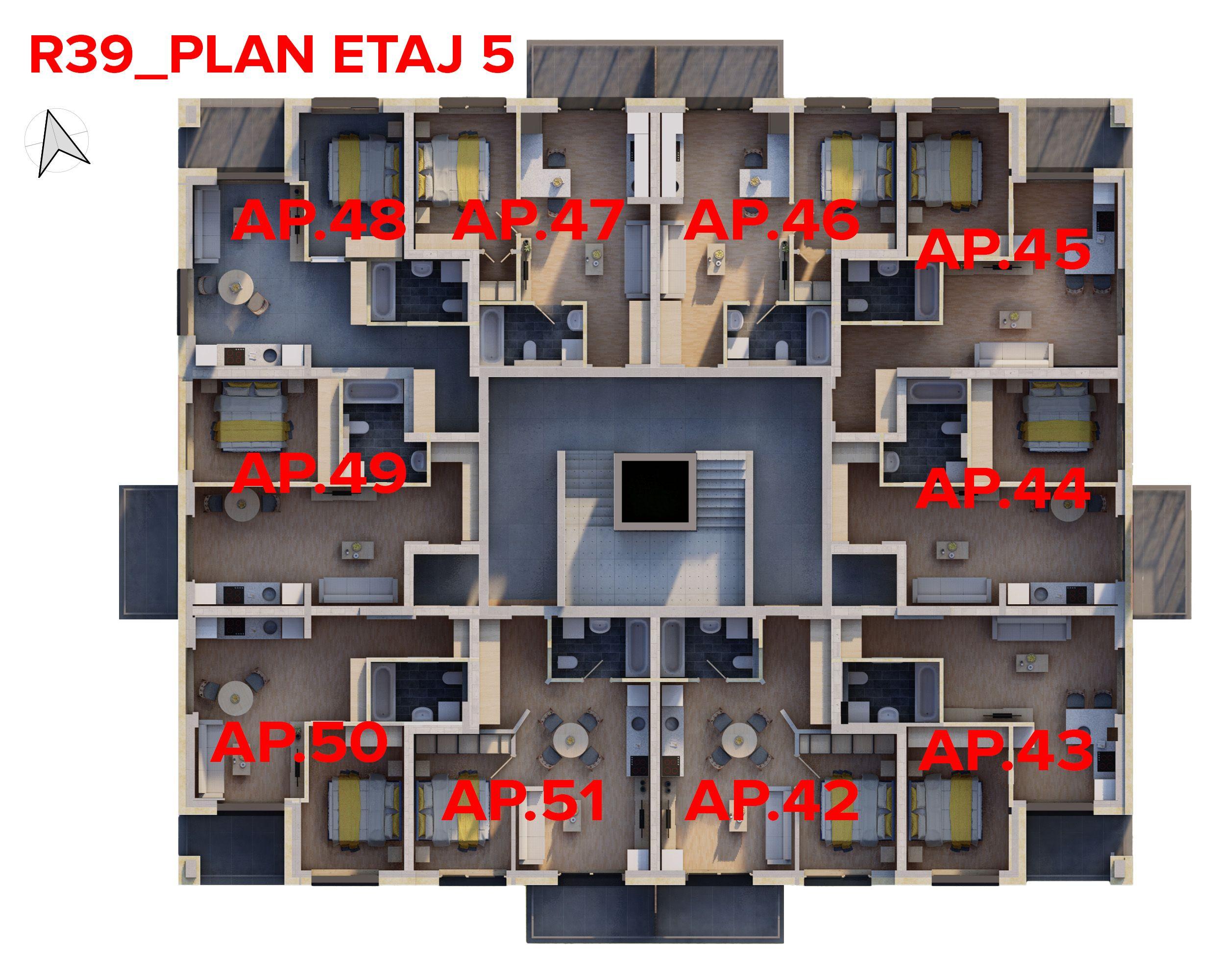 Apartament nou complex ARED City - Comision 0% - 5