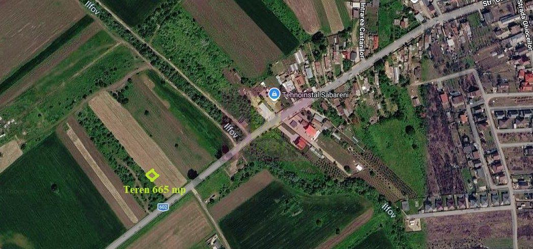 Săbăreni, teren intravilan 665 mp, aproape de DJ 602 - 1