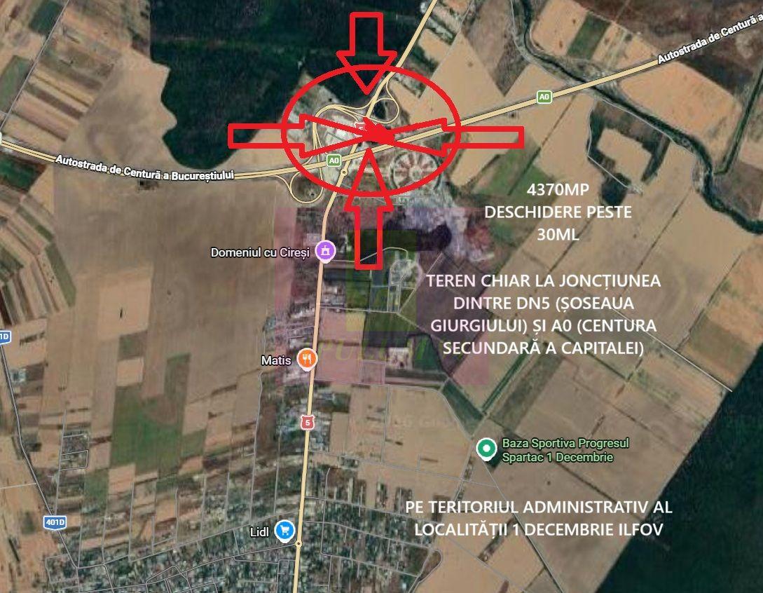 Teren la Joncțiunea dintre A0 și DN5 - 5