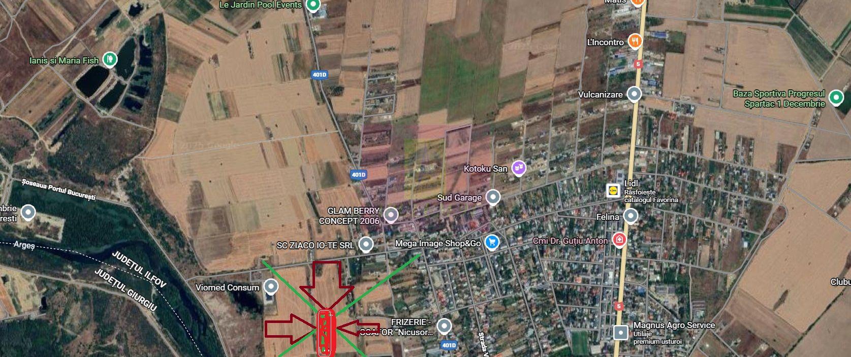 Teren Investiție aproape de București - 2