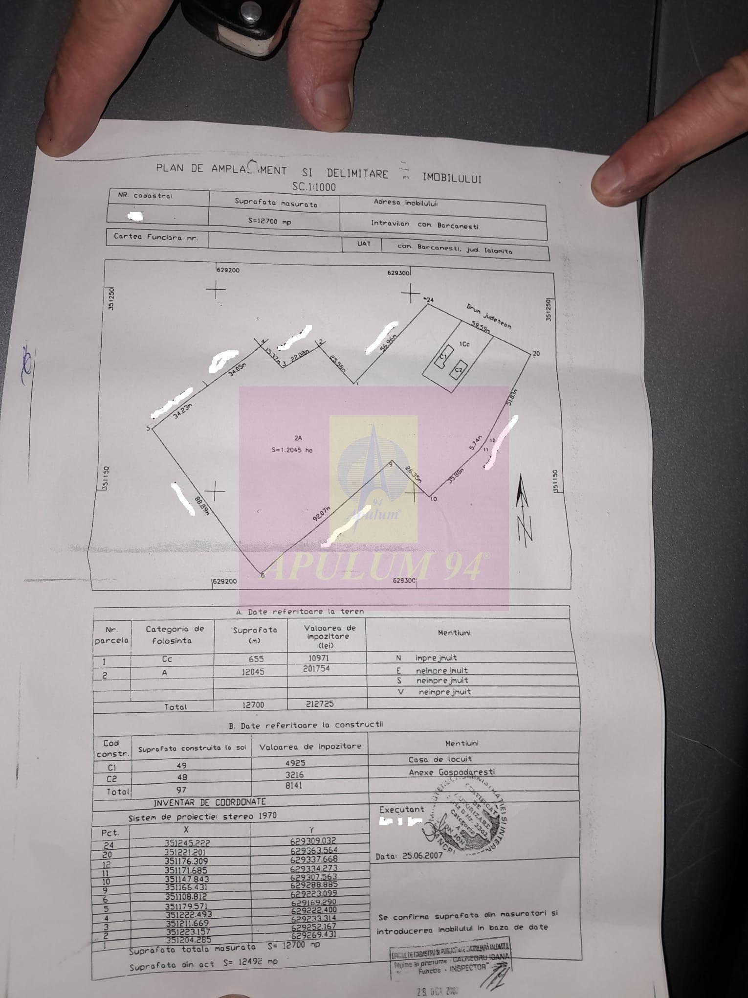 BARCANESTI (IL) - SE VINDE CASA + TEREN 16K MP - 11