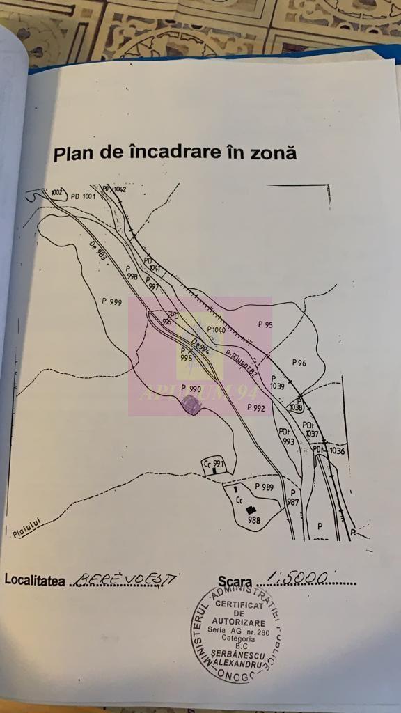 BEREVOIESTI (AG) SE VINDE TEREN 834 MP IN zona Pastravaria Rausor - 1