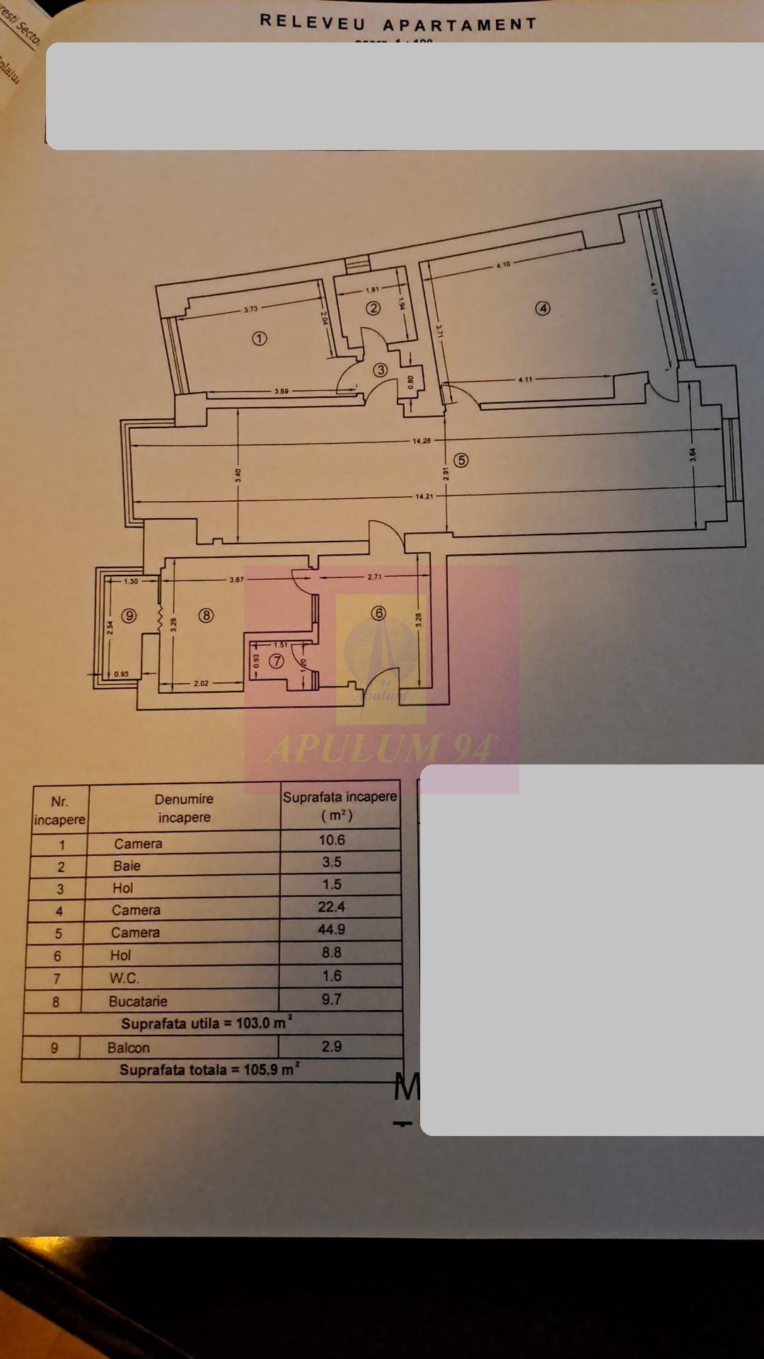 Apartament camere Splaiul Unirii- Biblioteca Nationala. - 10
