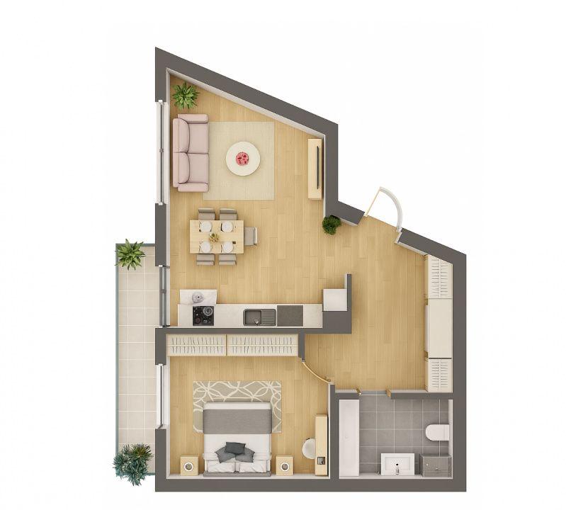 Tomis Plus - Celine Elegance -Vânzare apartament cu 2 camere - 19