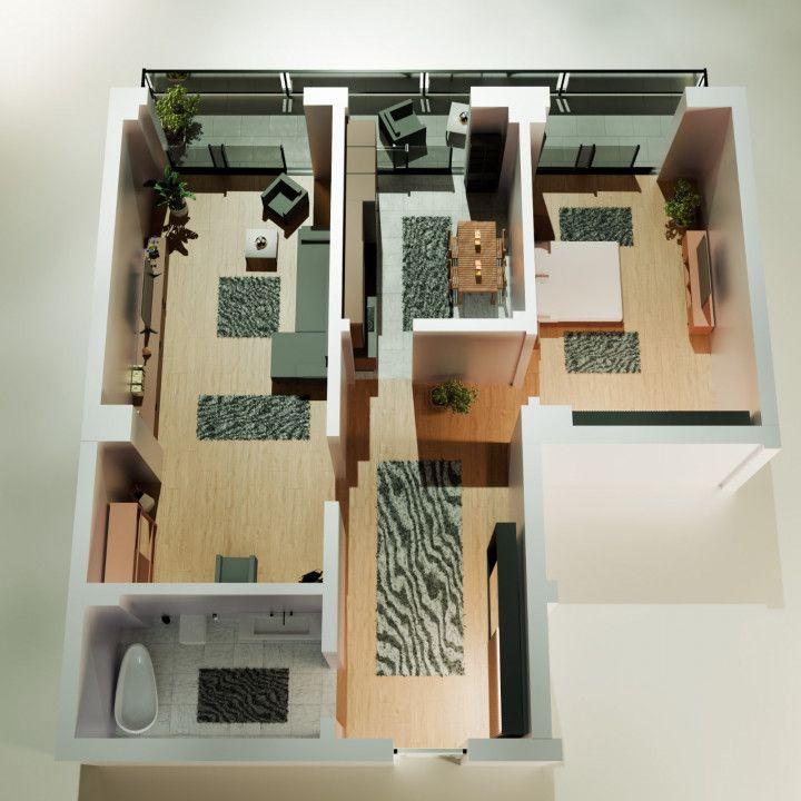 Tomis Nord - Vanzare apartament decomandat cu 2 camere, bloc nou. - 7