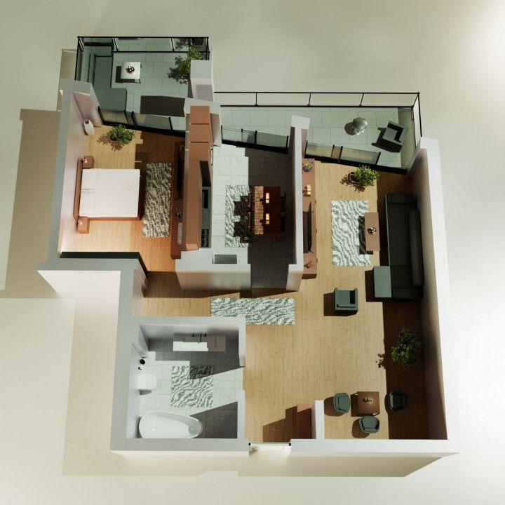 Tomis Nord/Carrefour - Vanzare apartament cu 2 camere, bloc nou. - 2