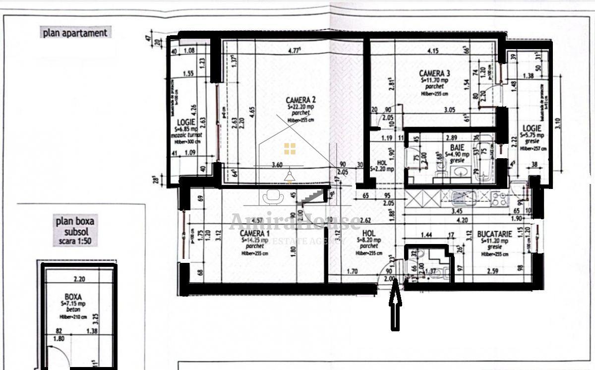 Apartament 3 camere, 90 mp utili, zona Calea Manastur - 39