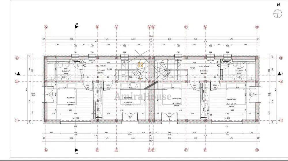 Casa tip duplex de vanzare, 127 mp utili, 229 mp teren, Someseni - 4