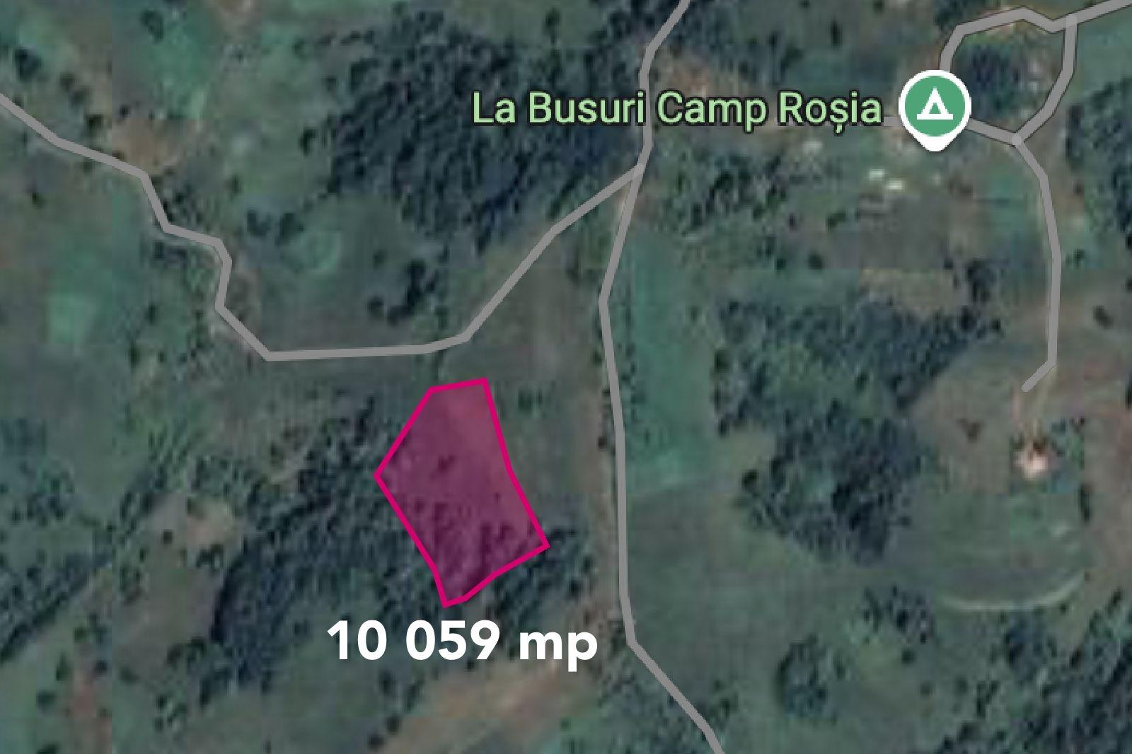 Teren cu panoramă fabuloasă, 10.059 mp, Roșia. 19.000 EUR. Comision 0 - 6