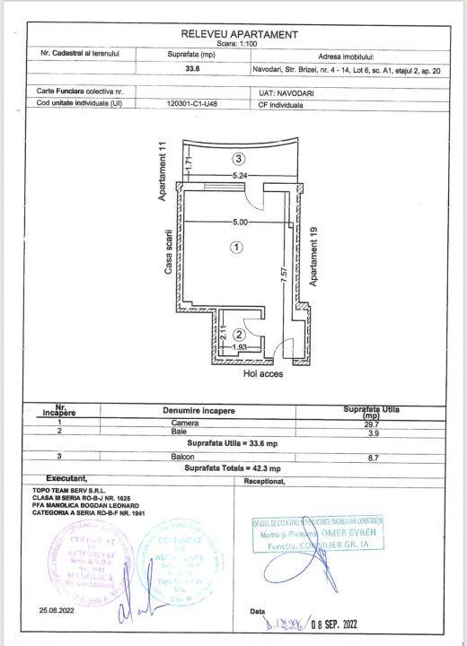 Stațiunea Mamaia- Casa Del Mar -Garsoniere mobilata si utilata complet - 26
