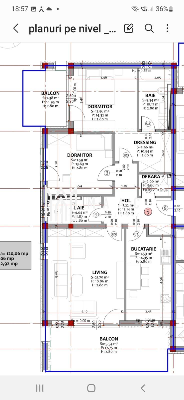 Apartament 3 camere | Curte 60 MP | Parcare | Selimbar - 10