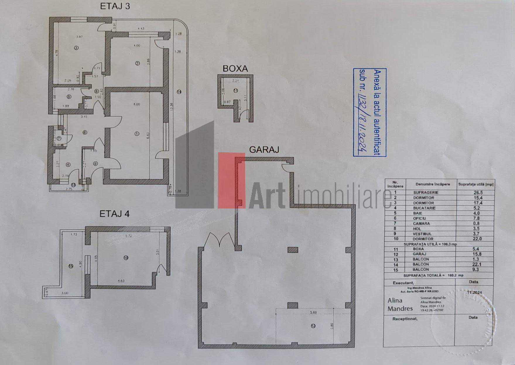 Apartament 3 camere + camera supliemntara, garaj si boxa Cotroceni - 18