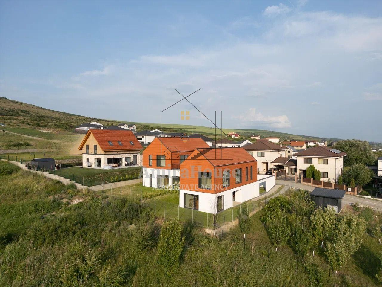 Casa individuala moderna, parcare, teren 260 mp, Chinteni - 2