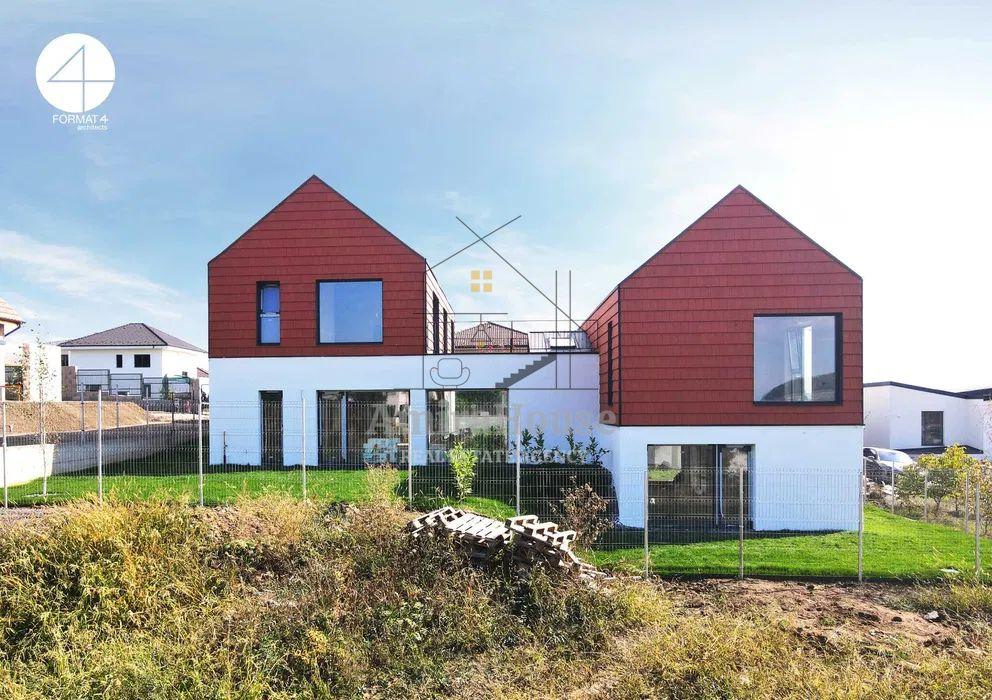 Casa individuala moderna, parcare, teren 260 mp, Chinteni - 5