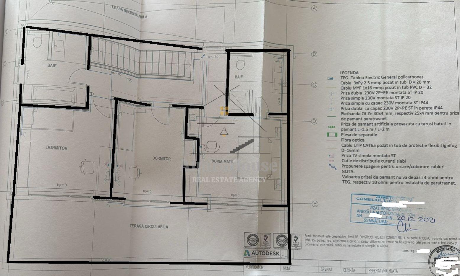 Casa individuala, teren 750 mp, Chinteni cu panorama spre lac - 6