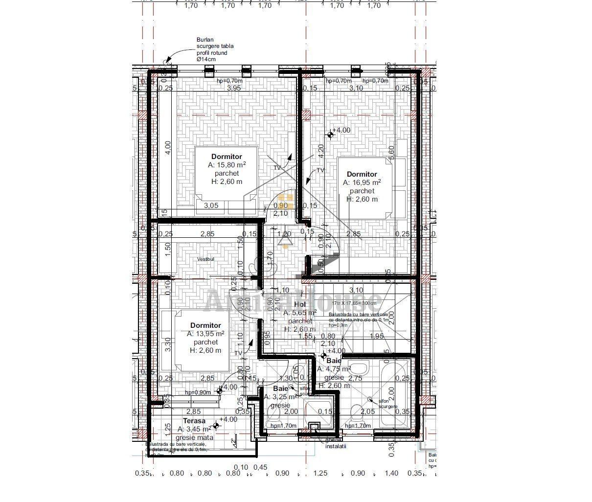 Casa tip triplex, finisata, mobilata, 120 mo, teren 225 mp, Iris - 32