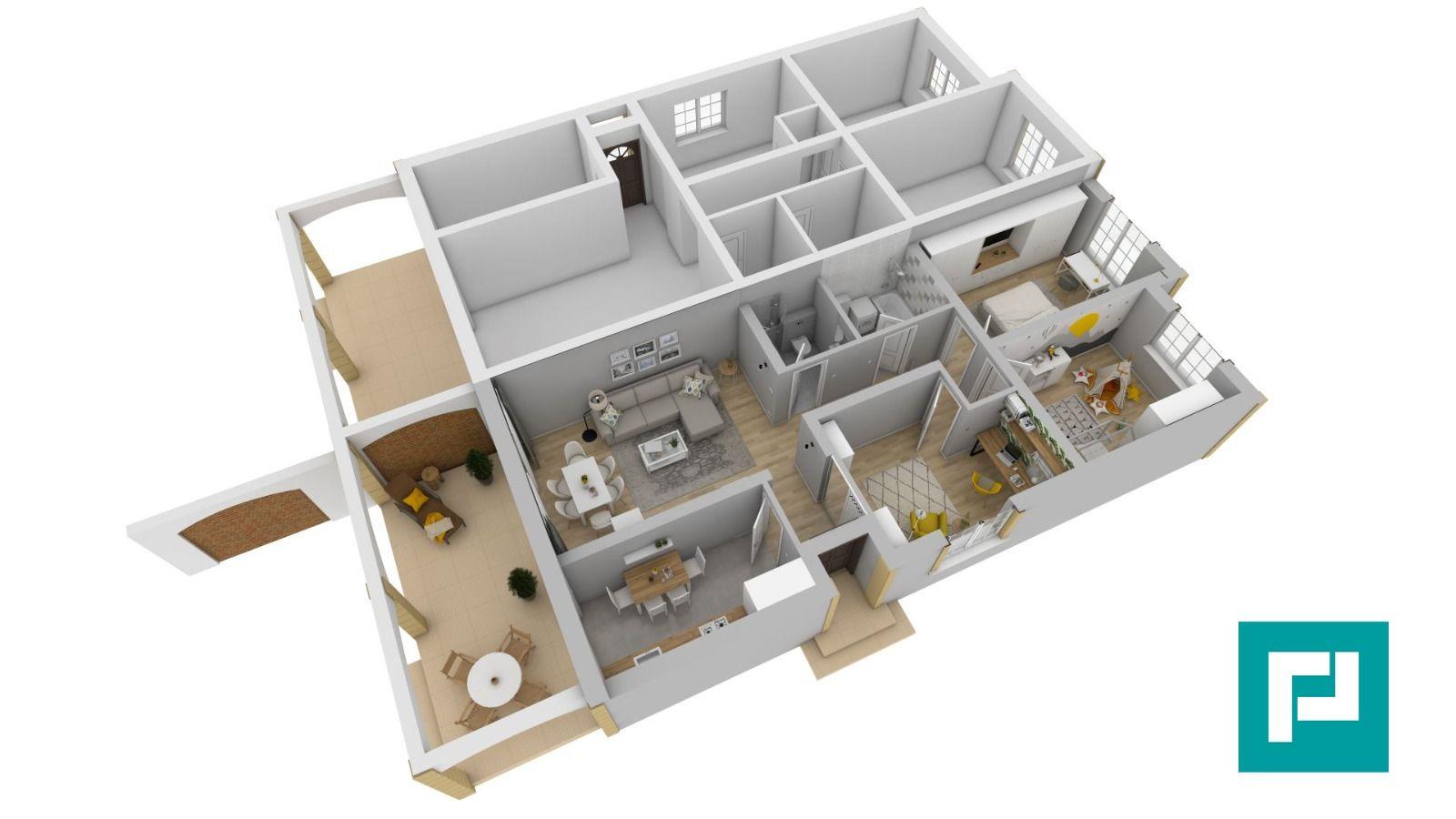 1/2 Duplex cu 4 camere și 2 băi în Moșnița Nouă - 5