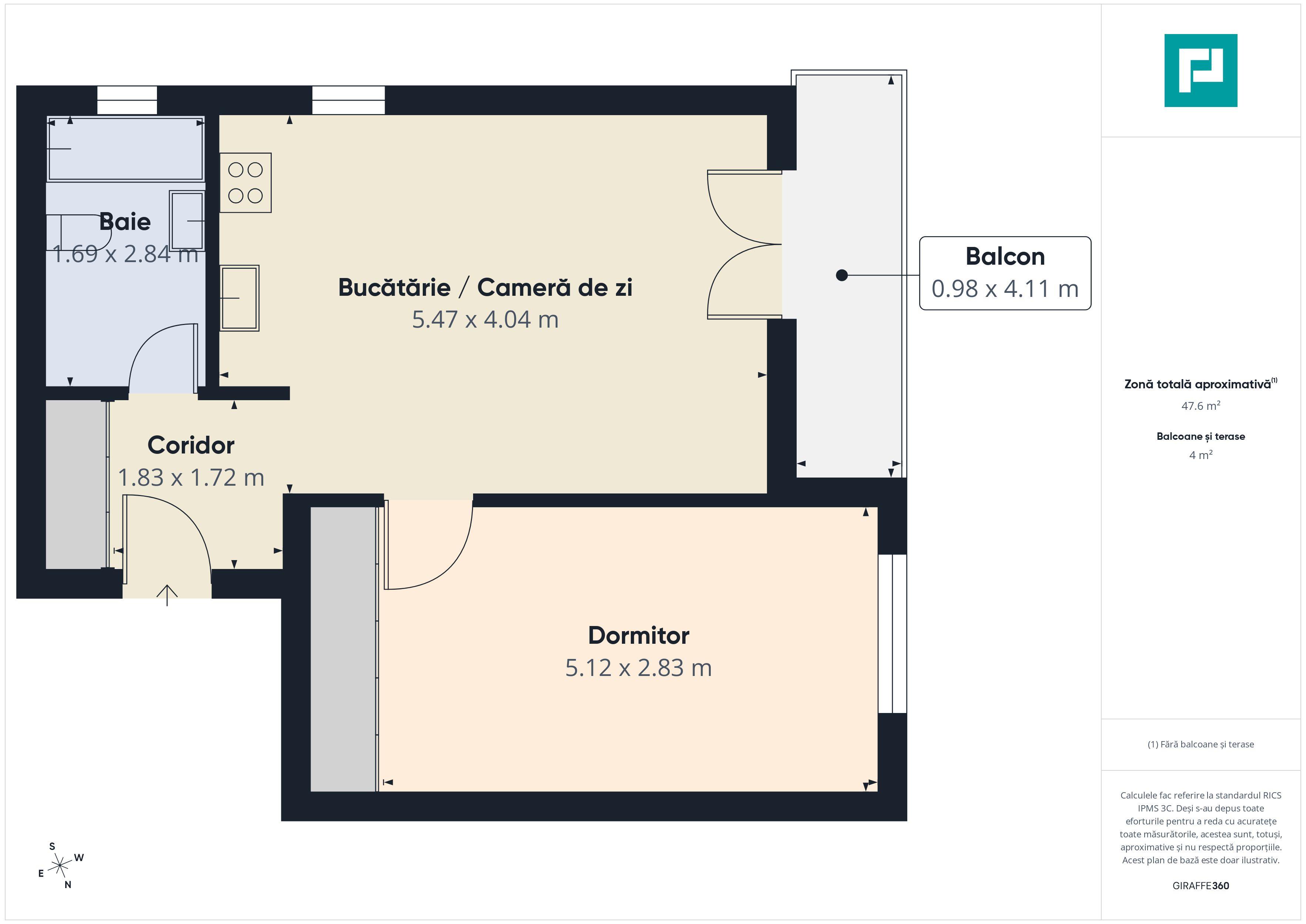 Apartament 2 camere complet mobilat in Chișoda - 6