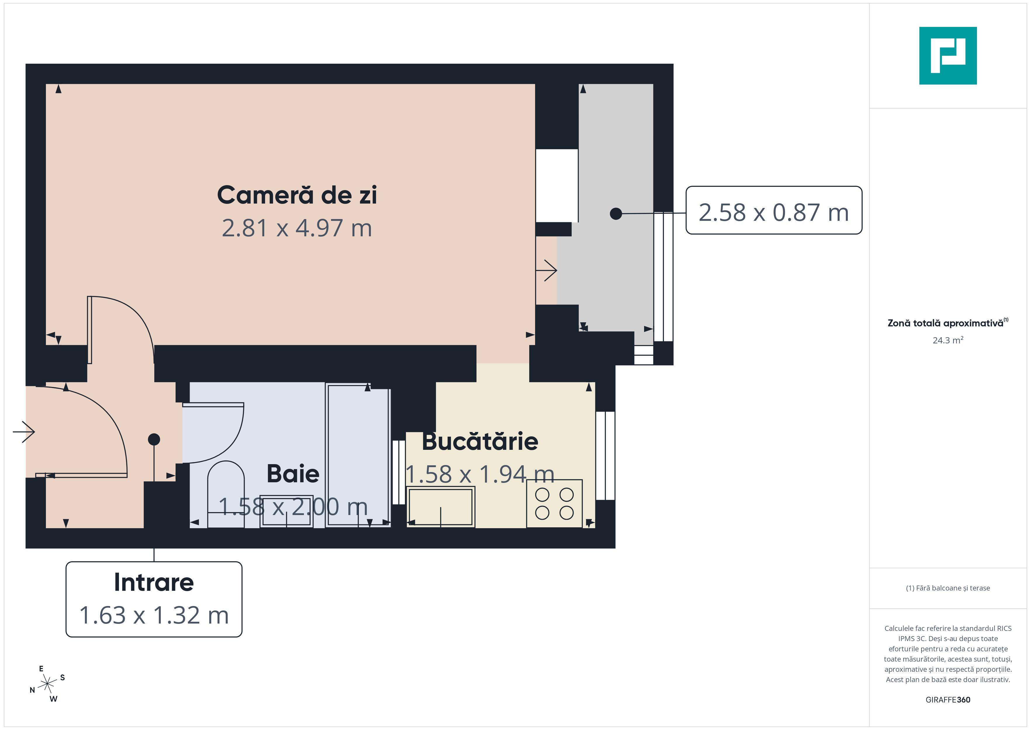 Garsonieră frumoasă în Micalaca - 7