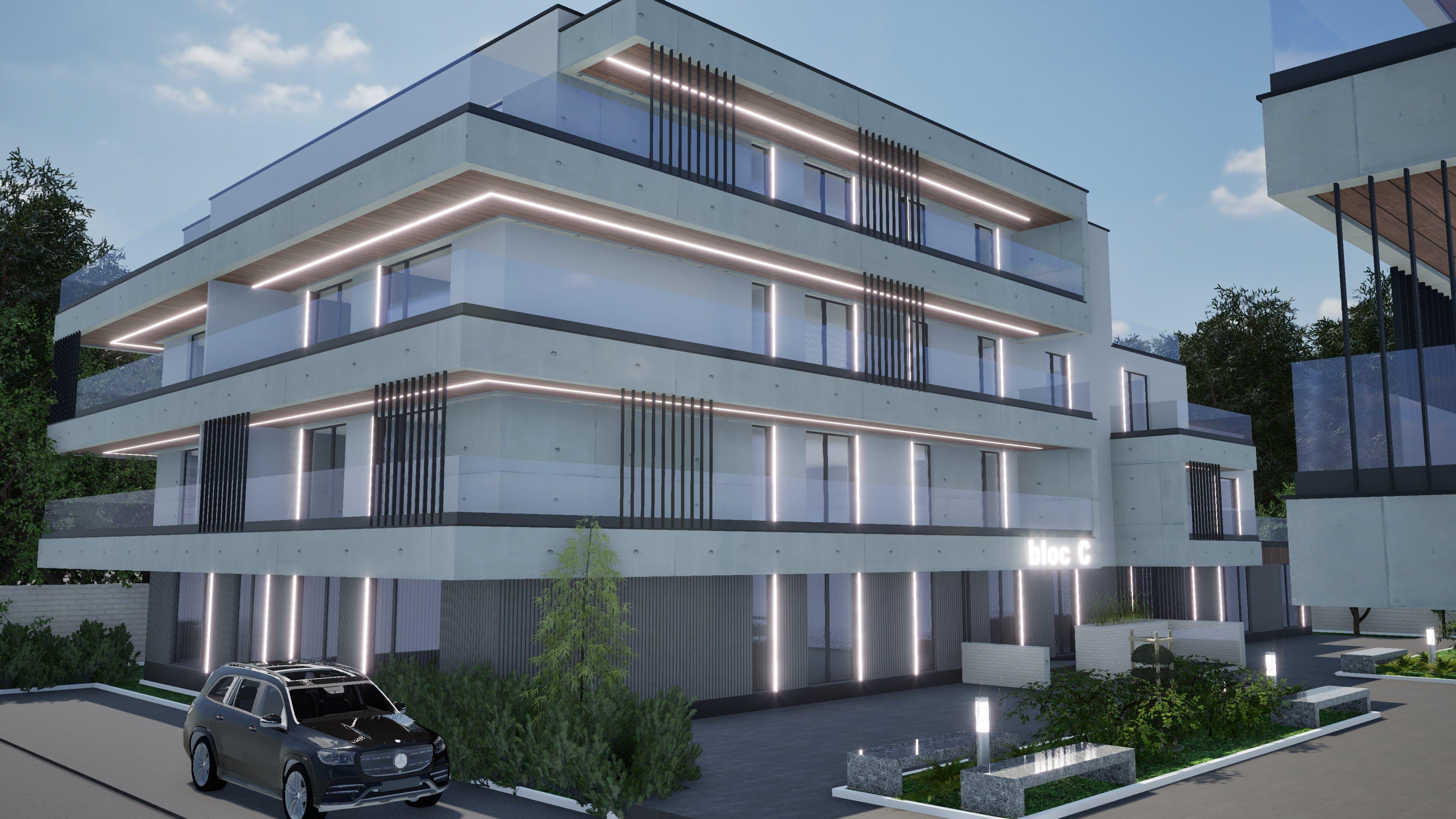 Apartament 4 camere cu terasă de 49 mp - 1