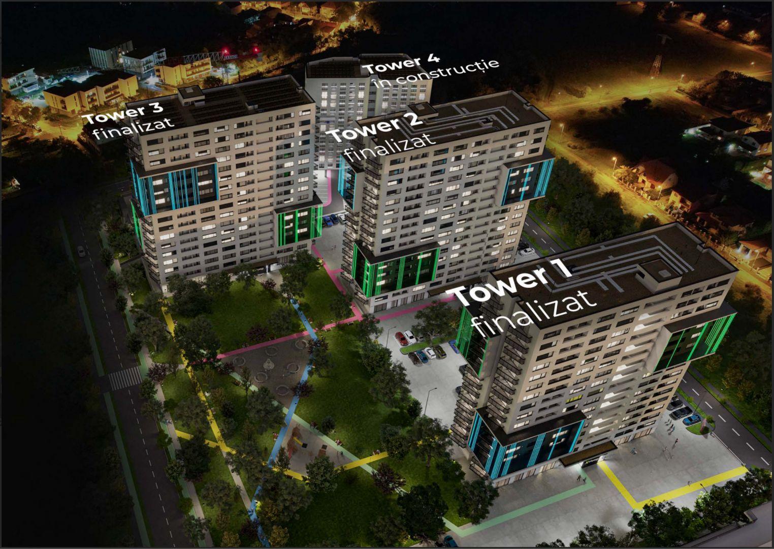 Apartament cu 2 camere in X-city Towers Direct de la dezvoltator - 1